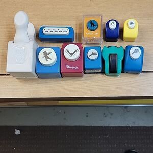 Punch Art..Emagination PAPER PUNCHES  LOT of 10